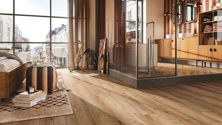 Raumbild mit Meister Rigid-Vinyl Parkett